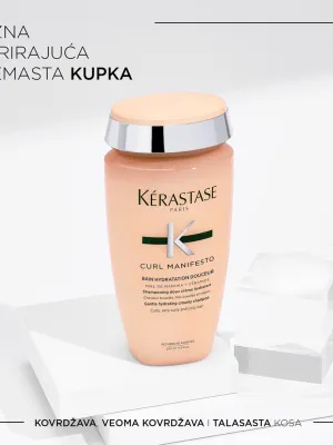 Kérastase Curl Manifesto Nežna Hidrirajuća Kremasta Kupka 250ml