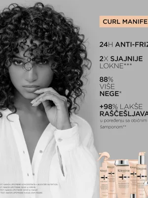 Kérastase Curl Manifesto Nežna Hidrirajuća Kremasta Kupka 250ml